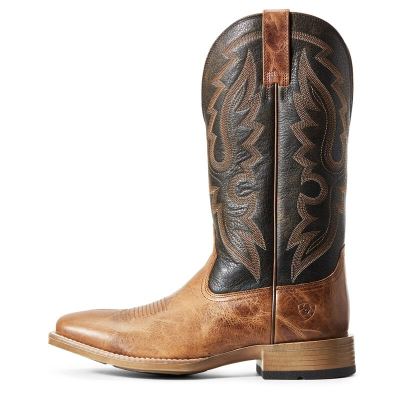 Ariat Barton Ultra Kahverengi / Siyah Western Csizma Erkek (31283-585)